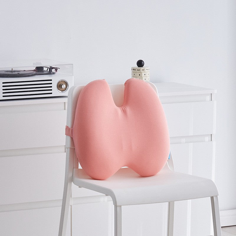 Extra Dense Lumbar Pillow - Patented Ergonomic Multi-Region Firm Back Support for Lower Back Pain