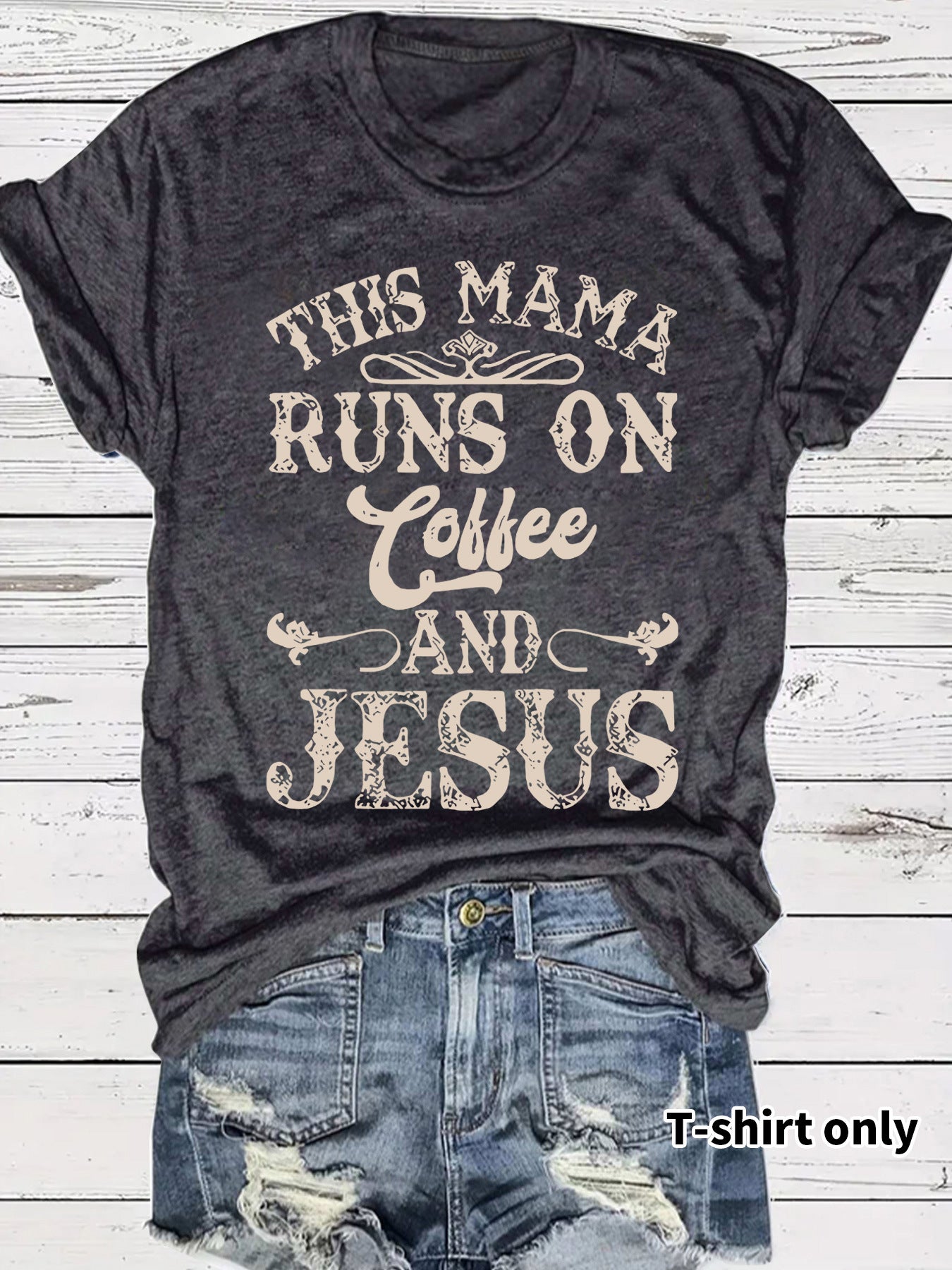 Humorous  COFFEE Print T-shirt in Popular Mixed Unisex Colors ☕️🌈 Grab Multiple Colors !