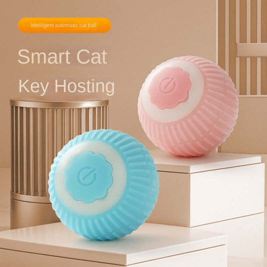 Silicone Cat & Dog Toy - Rechargeable Smart Rolling Ball Keeps Pet Entertained 🐈🦮