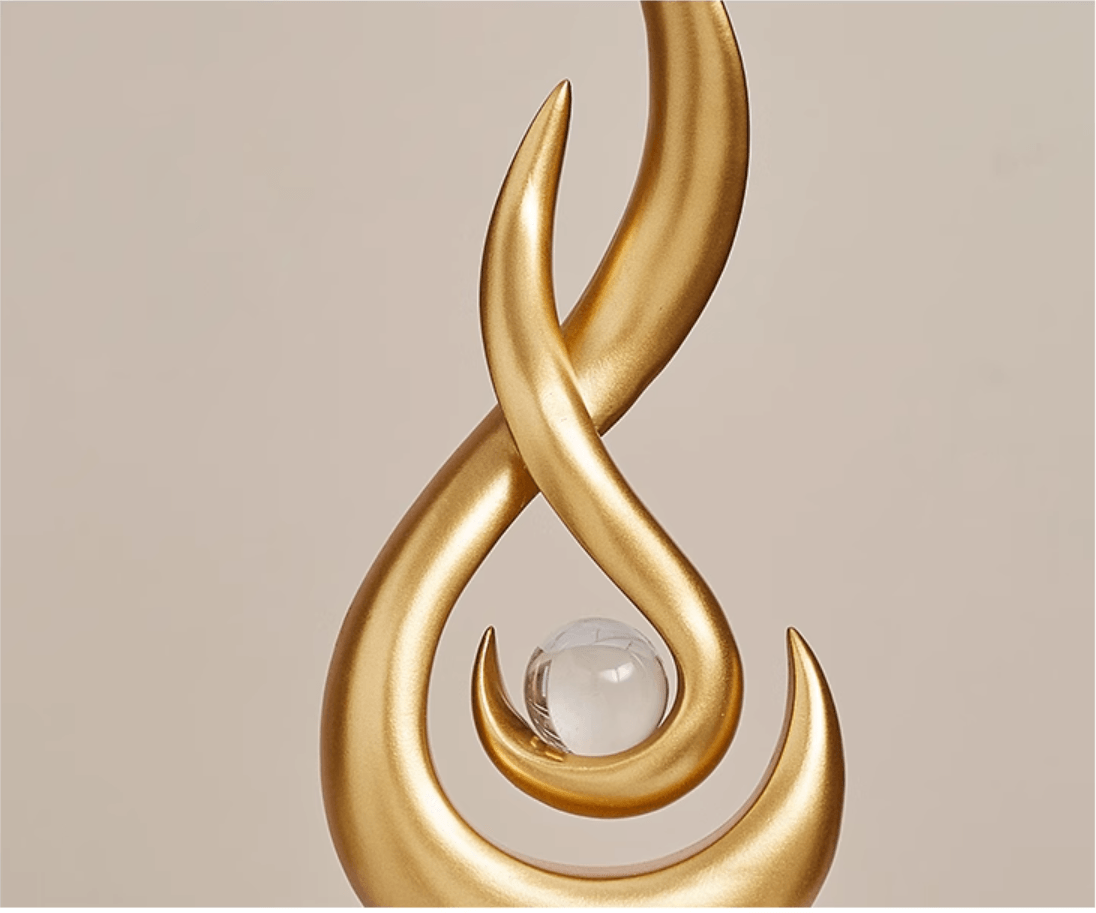 Resin Wine Cabinet Decorations - High-end Luxury Popular for Living Room, TV Cabinet, Office & Home Accessories