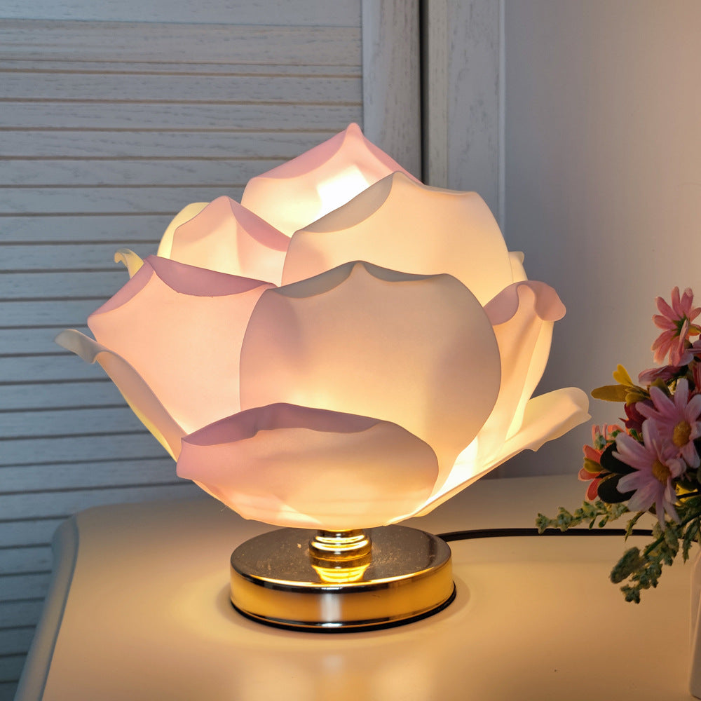 Absolutely Gorgeous Large Lotus Flower Lamp - Romantic Bedside & Wedding Decor 🪷😍 STUNNING !