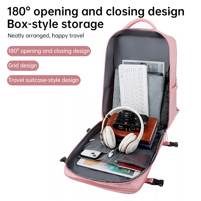 Foldable Waterproof Oxford Cloth Backpack - Large Capacity with Independent Shoe Storage in 5 Hip Colors 🌈