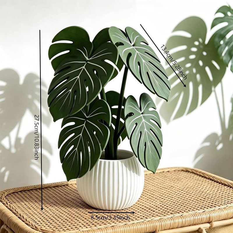 3D Printed Monstera Plant-Vase-Leaf Coaster Set 💝