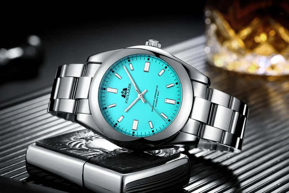 Men's Luxury Automatic Mechanical Watch - Solid Stainless Steel Strap in 7 Color Options 🌈