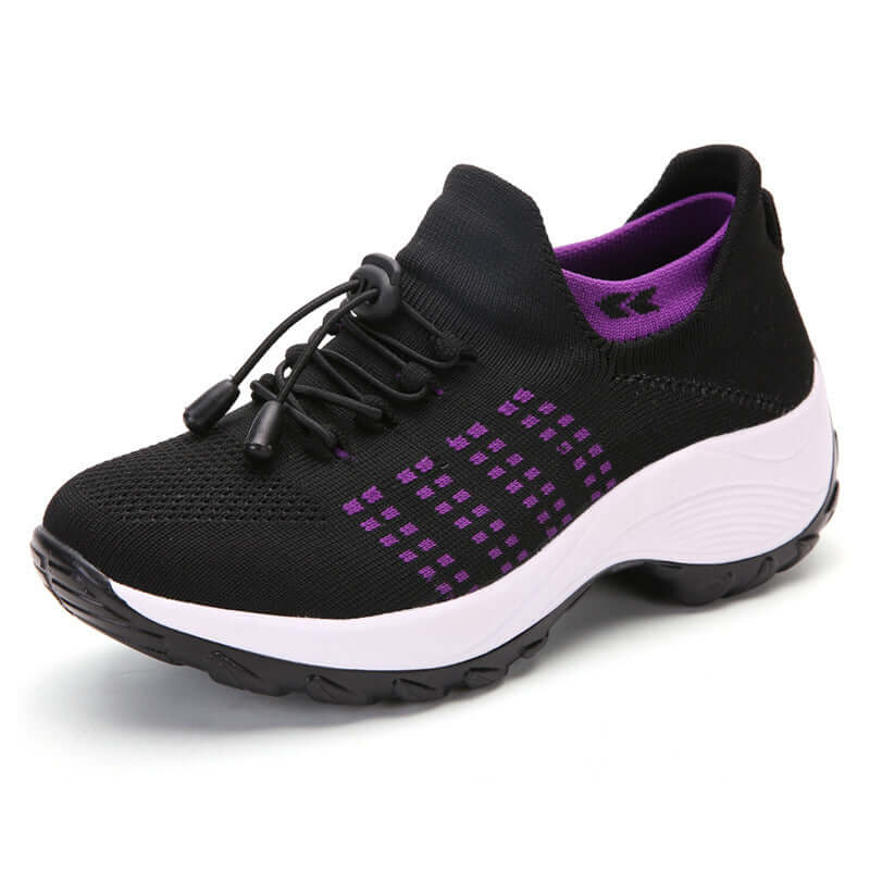 Unisex Trendy Mesh Knit Sneakers - Breathable Athletic Shoes in Snazzy Colors 🌈