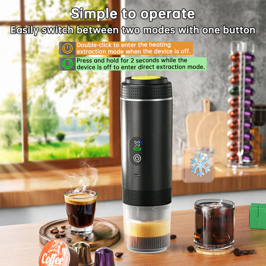 Digital 3-in-1 Portable Espresso Maker | Camp & Travel Cafe
