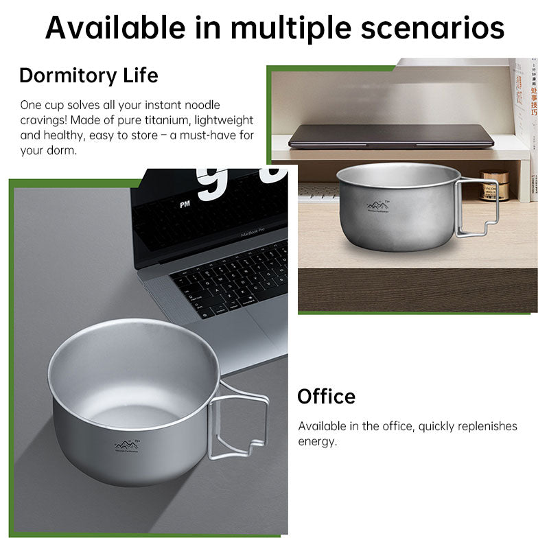 Stainless Steel Camping Pots - Buy 3, Save 10% - Automatic Discount at Checkout 🫕✂️🔖 Durable Titanium