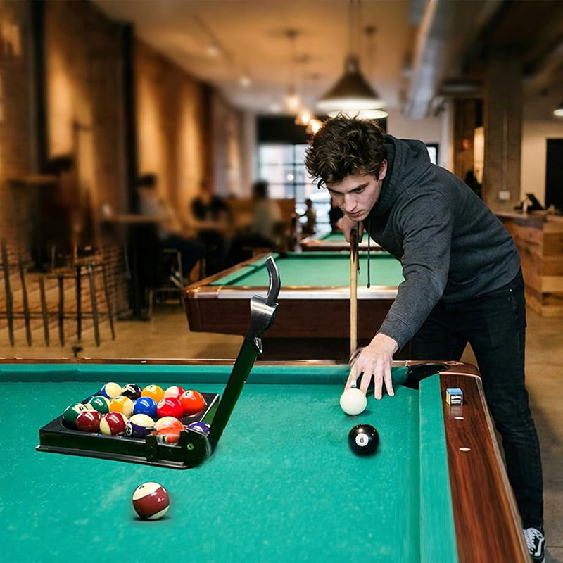 Creative Design Pool Ball Alignment Stand - Portable Snooker Training Aid & Billiard Holder