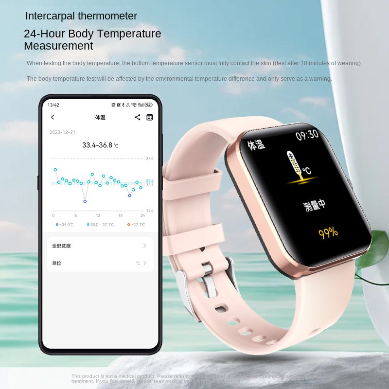 Chic All-in-One Smart Watch with Advanced Health Monitors