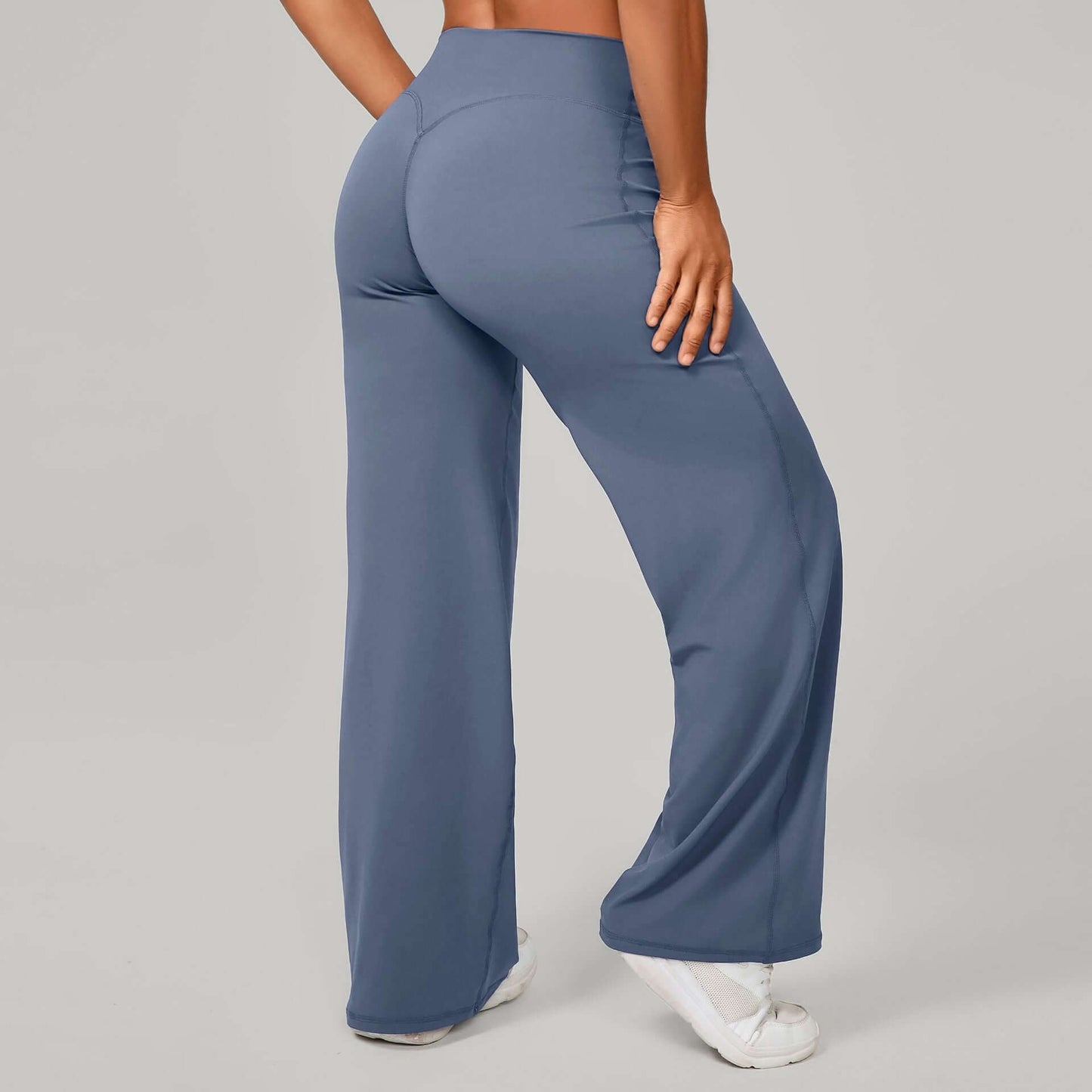 Women's High-Waisted Straight Leg Yoga Pants - Chic Sports Fashion in Massive Color Selection ! 🌈