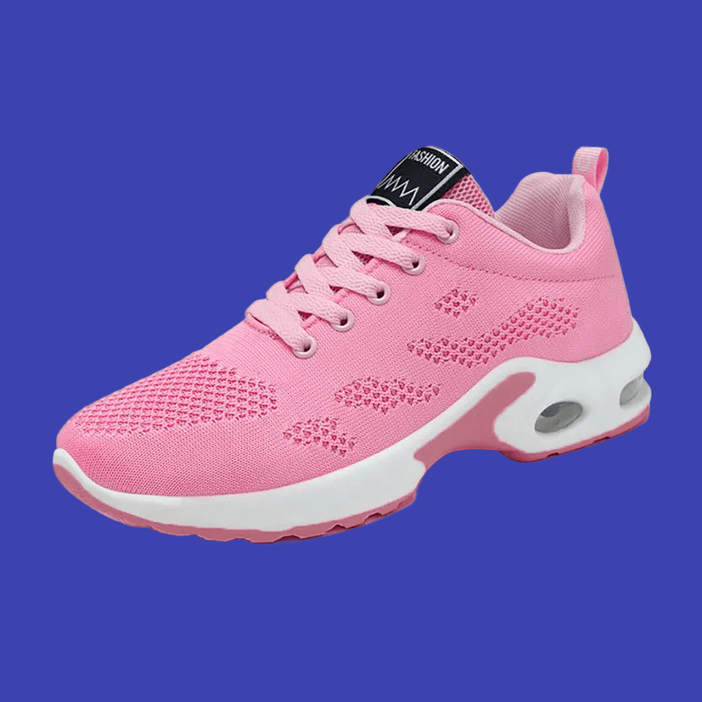 Stylish Breathable Women's Sneakers - Sporty Mesh Casual Lightweight