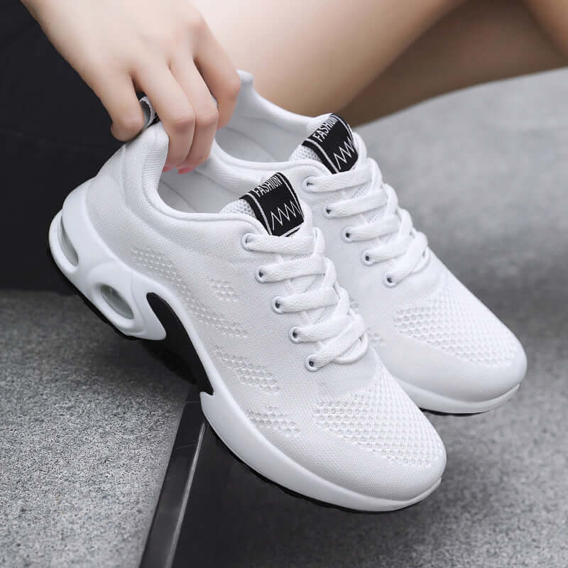 Stylish Breathable Women's Sneakers - Sporty Mesh Casual Lightweight