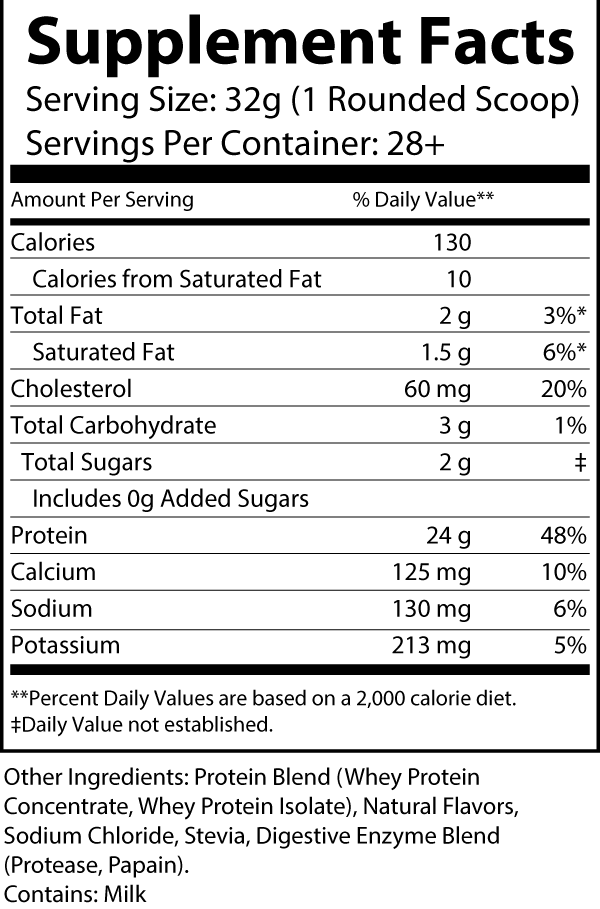 Topseat Whey Protein 2 lb. Natural Salted Caramel