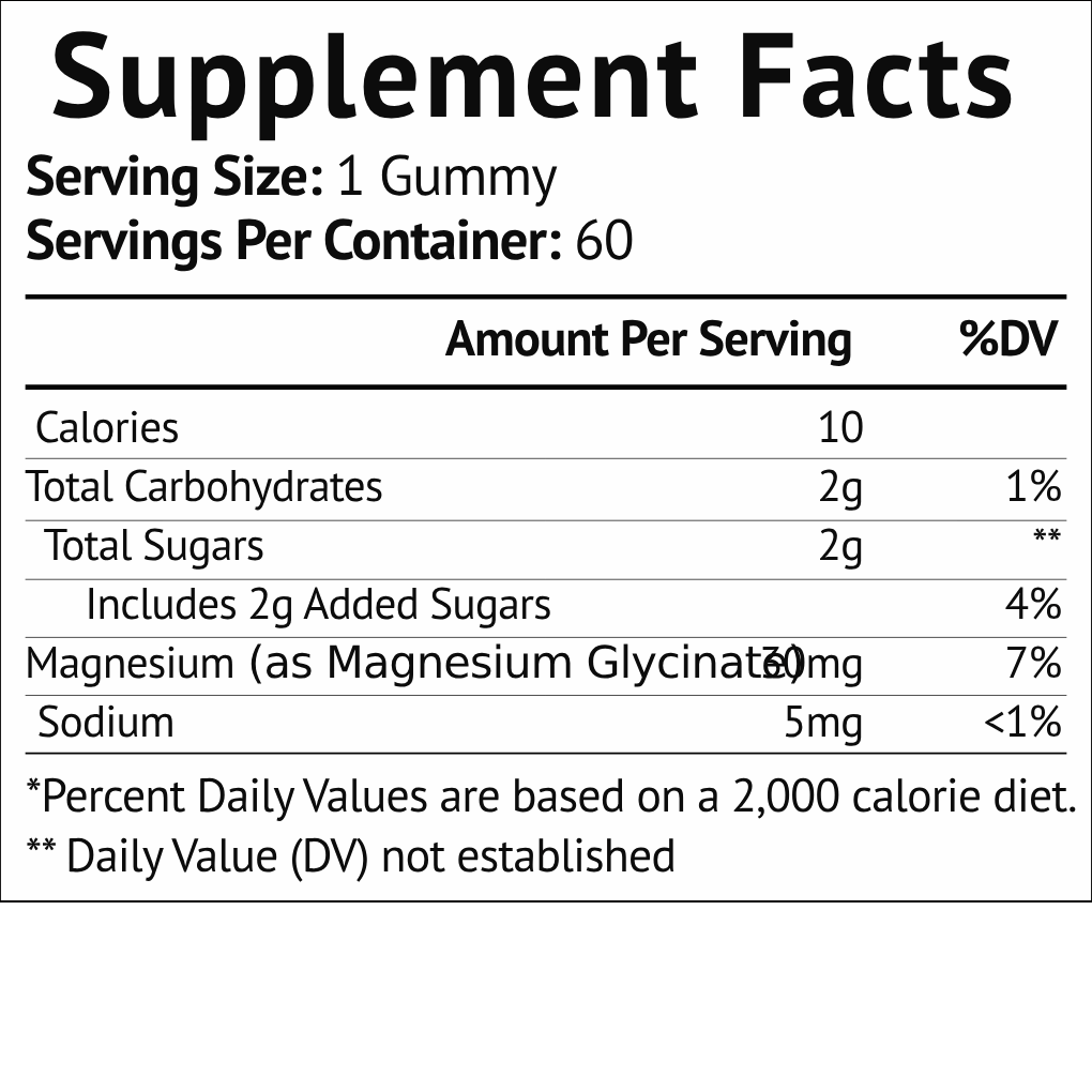 Topseat Premium Magnesium Glycinate Gummies