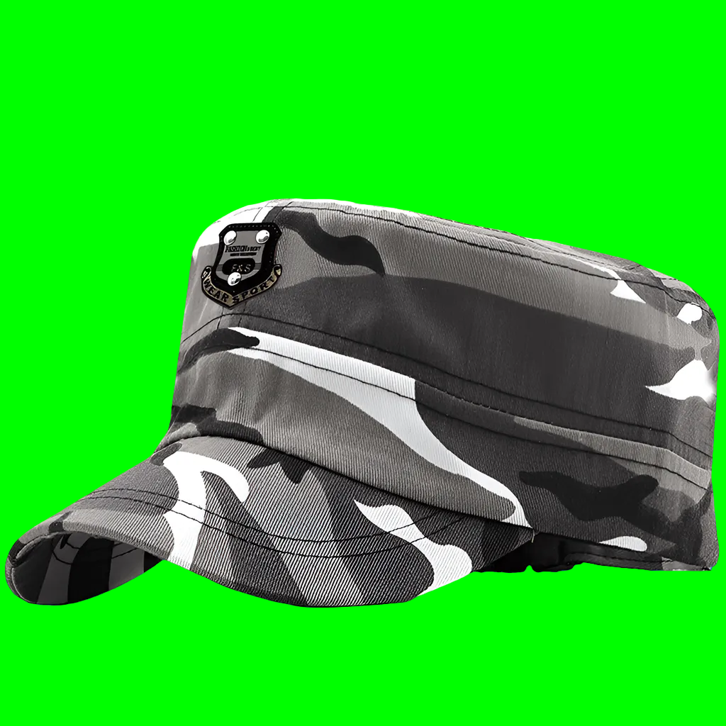 Popular Unisex Camouflage Hat - Multiple Cool Colors with Front Emblem 🧢