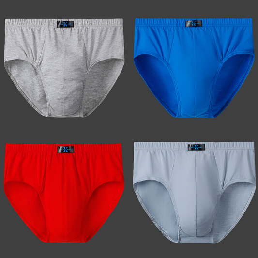 Breathable XL Sizes Cotton Triangle Underwear