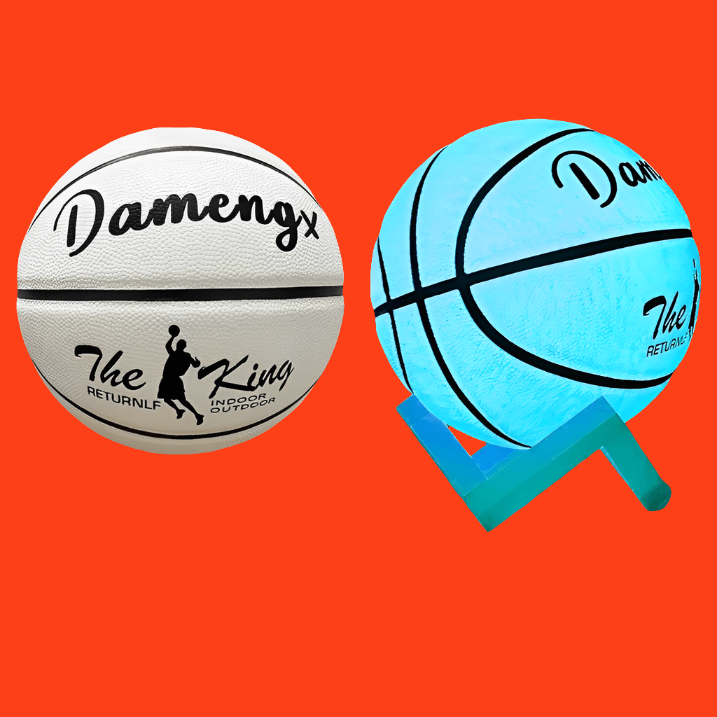 Luminous Basketball- Soft Leather Outdoor Wear-Resistant Grip Sizes 5,6,7 🏀