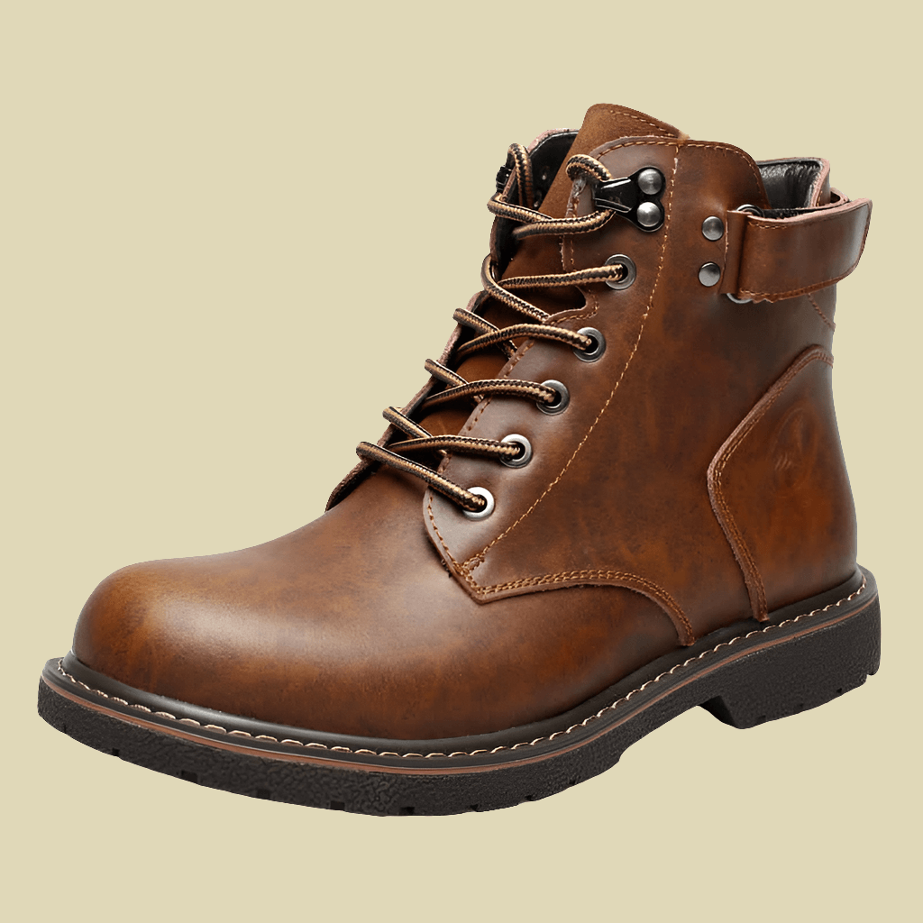 Martin Boots | British Styling Men's Fleece-Lined Warm Casual Mid-top