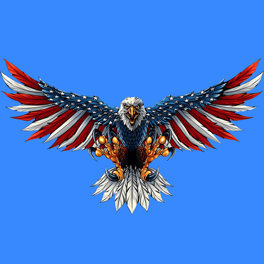 Home Decor Stylings❗American Flag Eagle Metal Ornament 🇺🇲