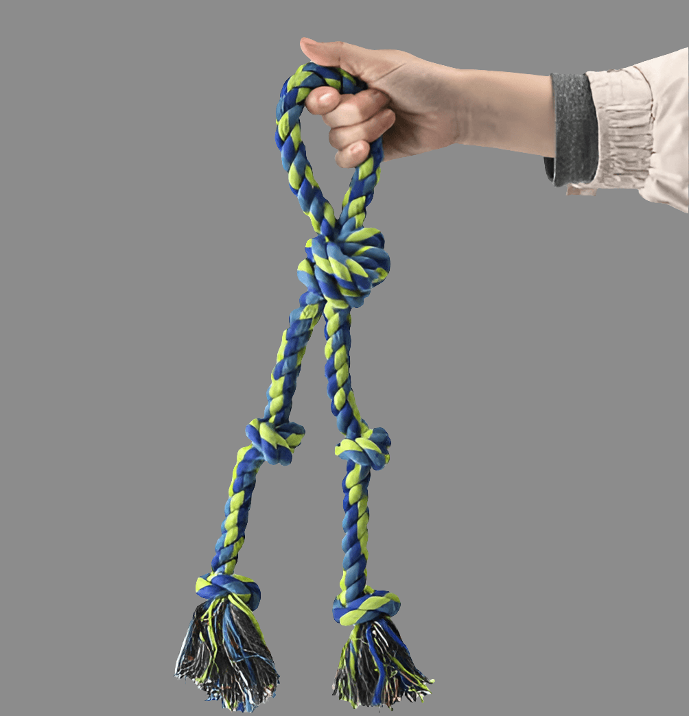 Heavy-Duty Rope Knot Dog Toys For Large Breeds