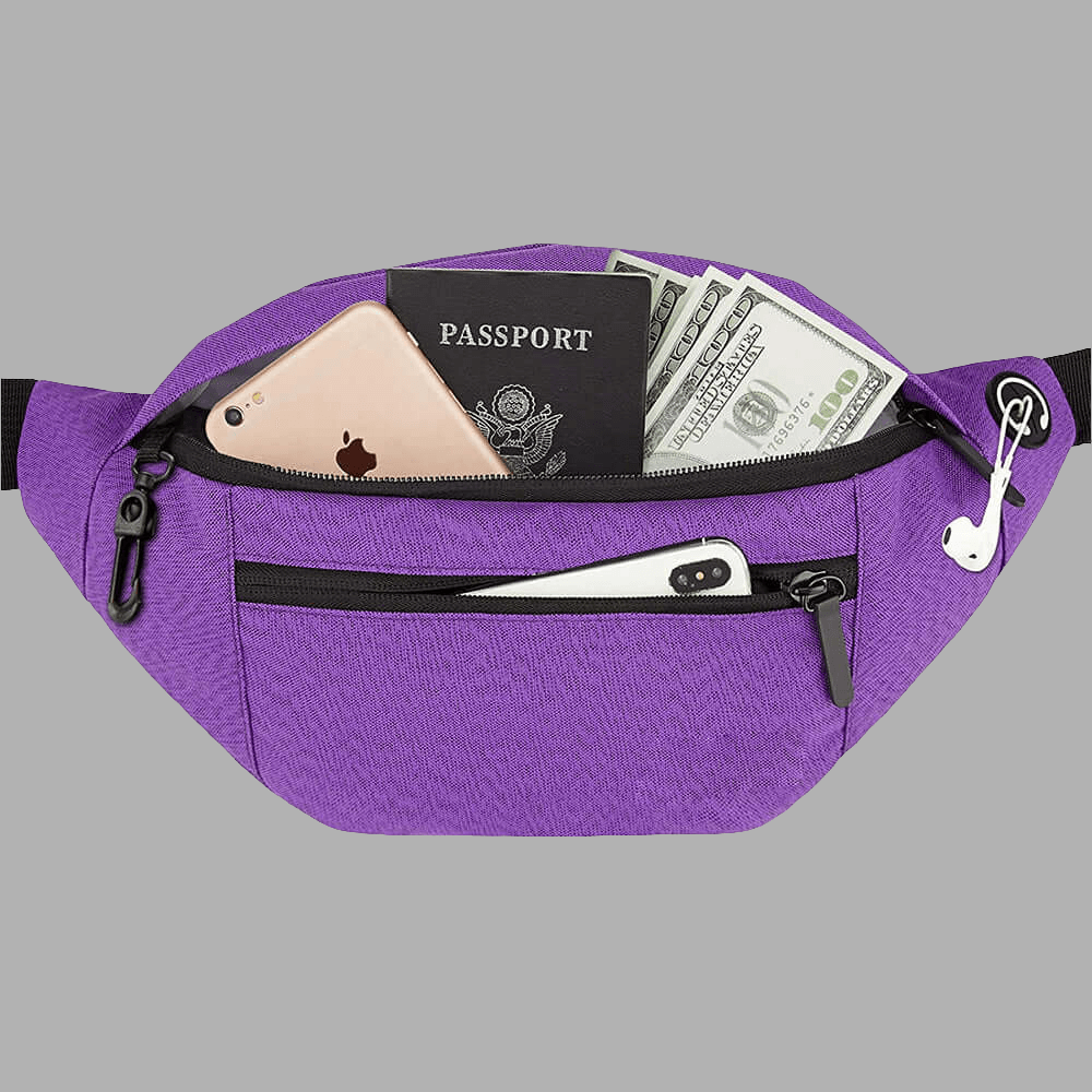 Sports Waist Bag - Outdoor Leisure Waterproof- Many Color Options 🌈