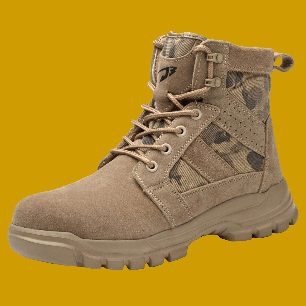 Outdoor Protective Combat Boots Steel Toe Durable 💪🪖