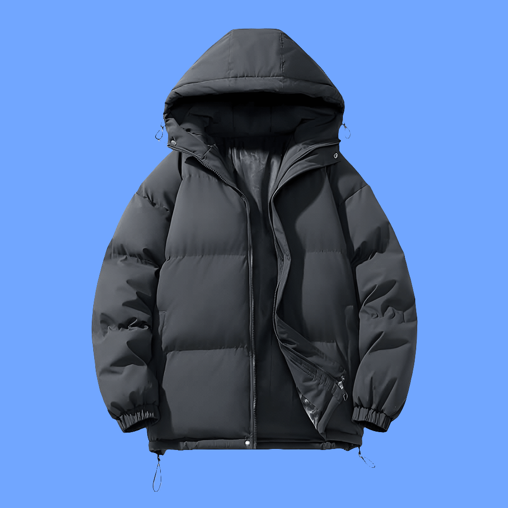 Men's Hooded Padded Coat - Warm Thickened Cotton ♨️