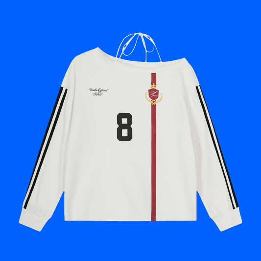 Lightweight Sports Sweatshirt - Unisex Sloping Collar Cotton-Polyester Woven Jersey Style