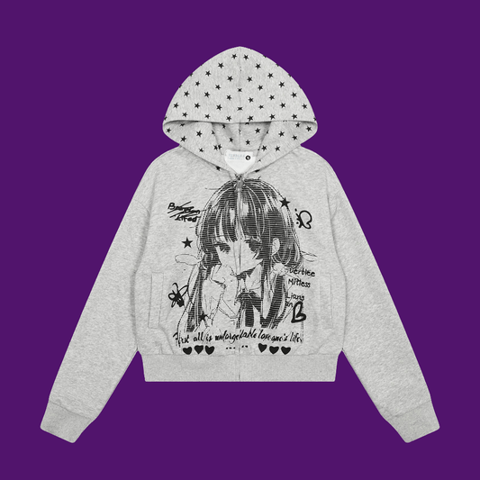 Popular Classic Anime Zip Up Jacket with Pockets - A Must Have for Anime Lovers ❣️