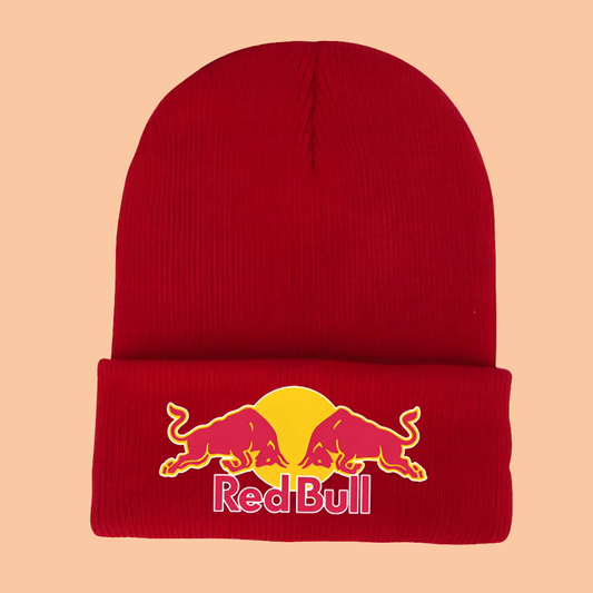 Amazon Best Sellers List ! 🥇Red Bull Winter Beanie Hat - Unisex Yarn Knitted Warmth ♨️