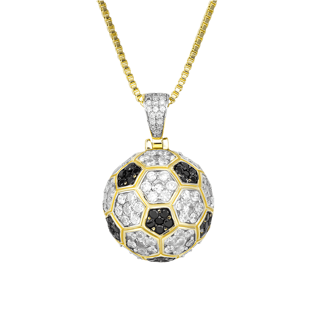 Futbol ⚽ Sports Pendant Zircon-Laid Necklace-Top Sellers List 🏆