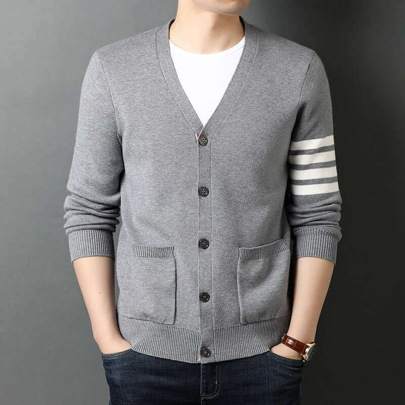 Men's Knitted Cardigan Sweater - Best Seller's List 🏆