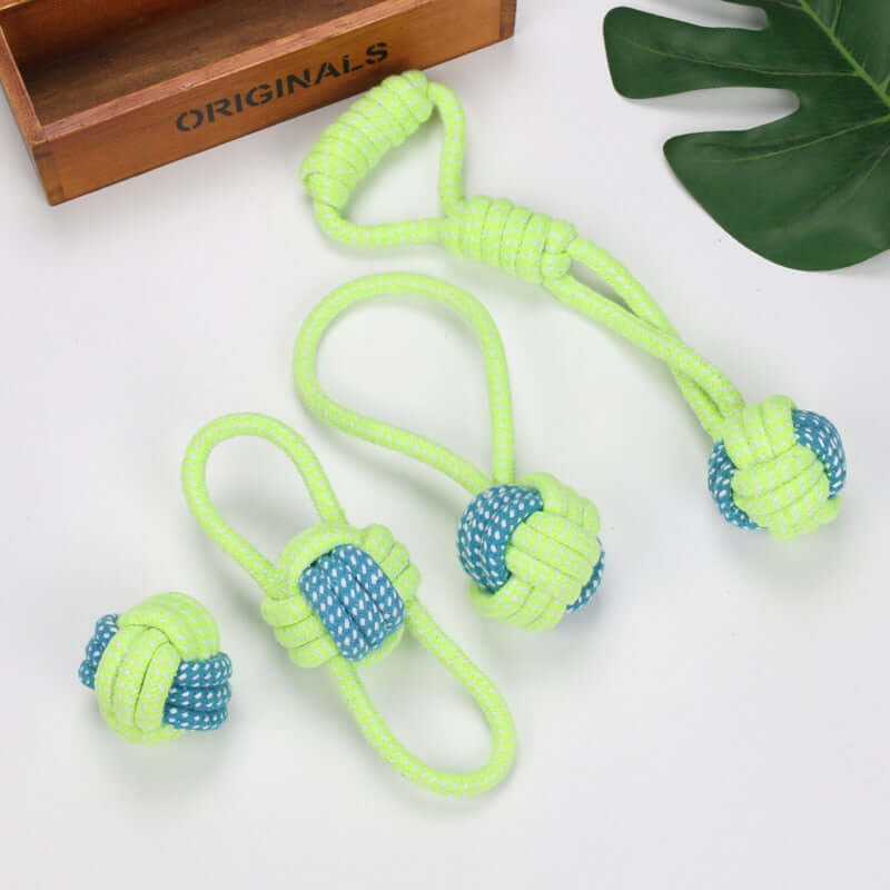 Dogs Accessories Rope Ball Chew Toy