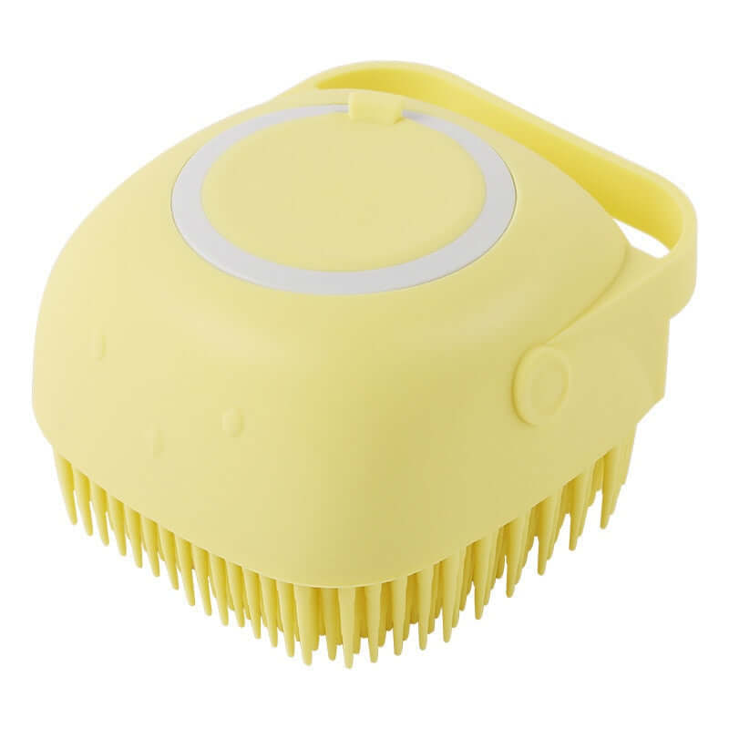 Pet Bath Massager Brush-Dispenses Soap While Brushing