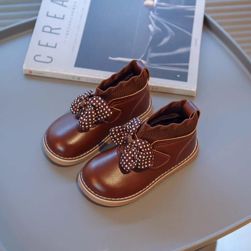 Baby Shoes | Girls Two Cotton Boots - Wind Plus Cashmere