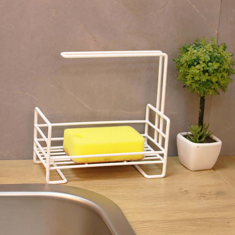 Kitchen finishing rack sea pertilizer storage rack pool shelf kitchen sink countertop cleaning rag stand