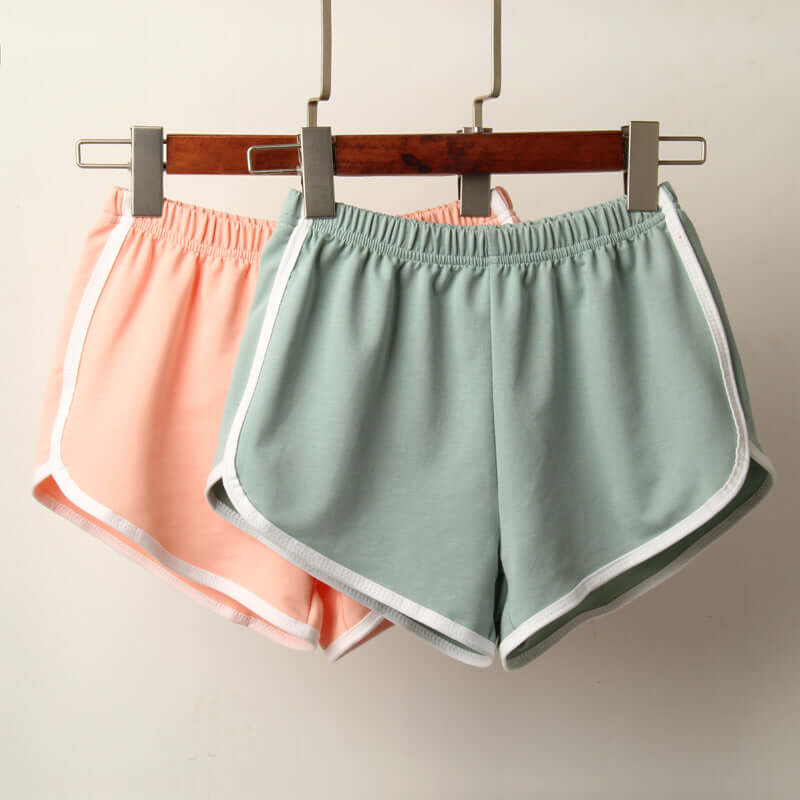 Sports shorts female summer 2020 casual fashion streaming cotton three pants new Korean version of the beach hot pants