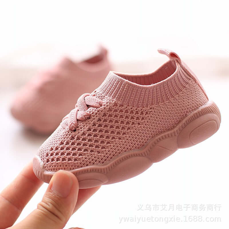 Summer 1-2 years old 0 boy baby learning step shoes girl baby children's soft shoes small children breathable mesh shoes