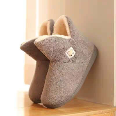 Cozy Memory Cotton High-Top Slippers