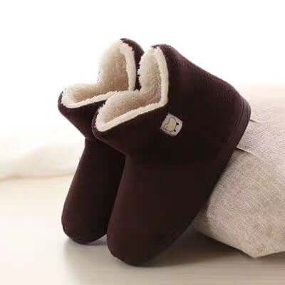 Cozy Memory Cotton High-Top Slippers