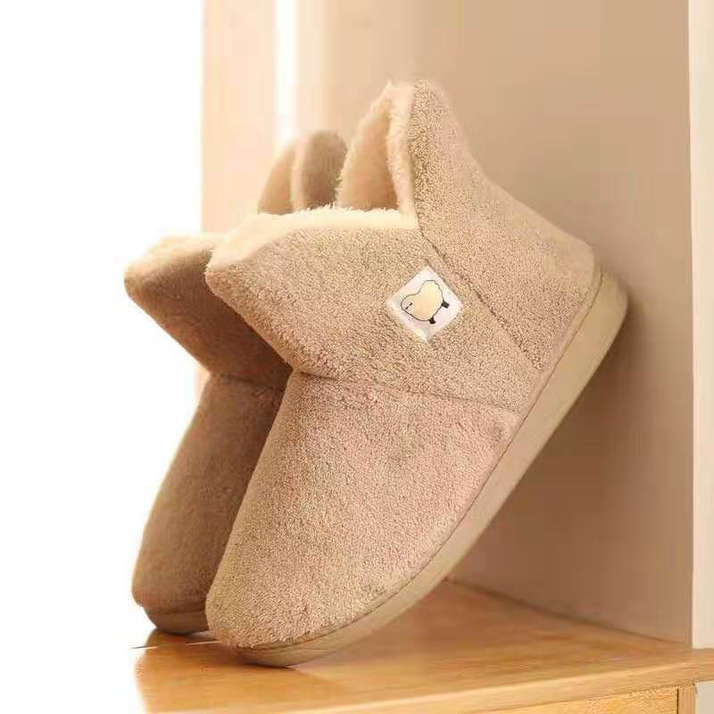 Cozy Memory Cotton High-Top Slippers