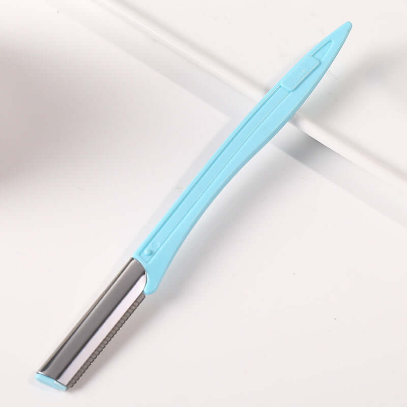 High quality stainless steel scraping knife professional ladies with protective net shaving eyebrow knife