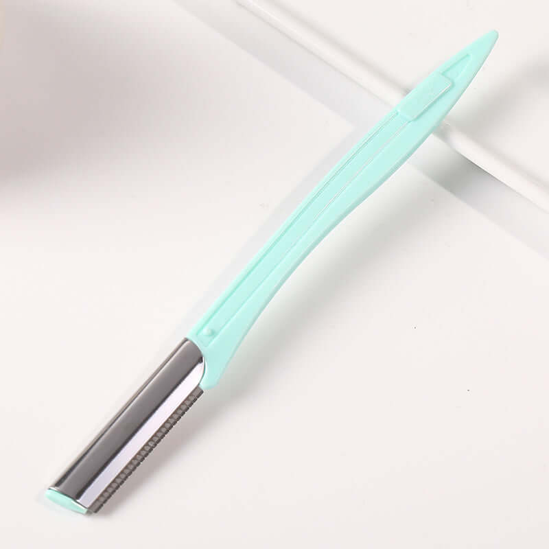 High quality stainless steel scraping knife professional ladies with protective net shaving eyebrow knife