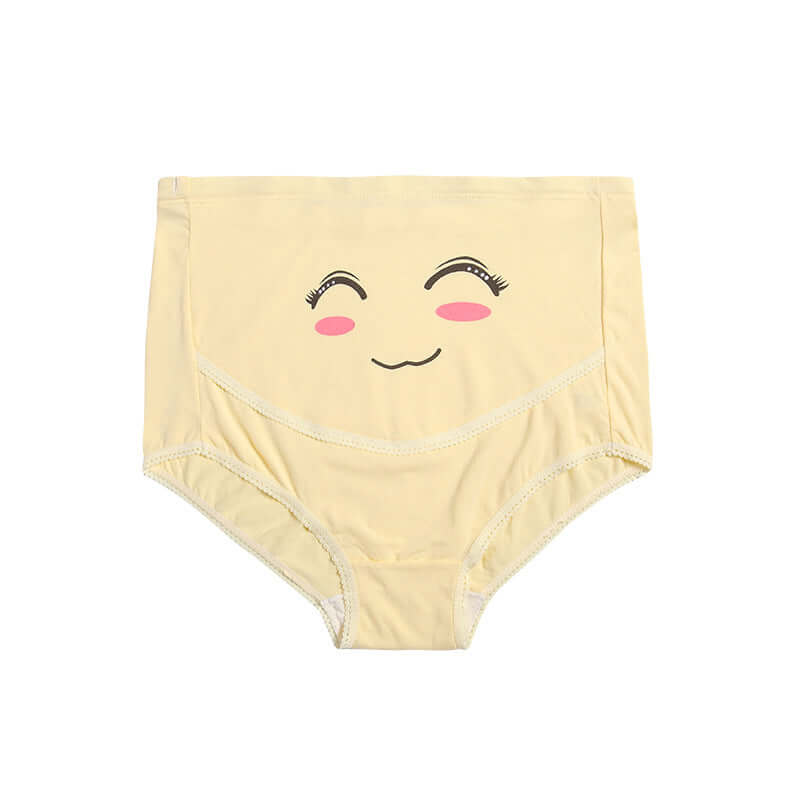 High Waist Pregnancy Underwear - Cartoon Emotions