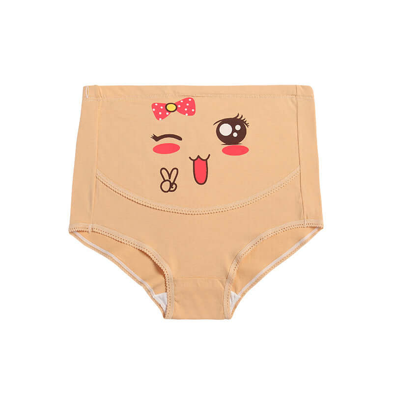 High Waist Pregnancy Underwear - Cartoon Emotions