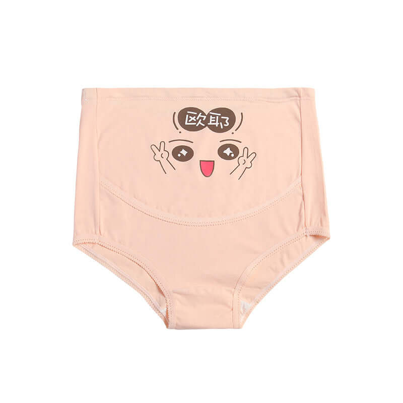 High Waist Pregnancy Underwear - Cartoon Emotions