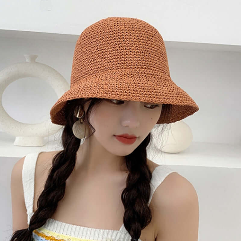 Large Straw Hat | Sun Protection