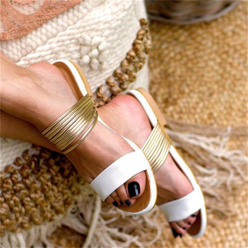 Flat women's sandals 2019 new speed selling Wish Amazon fashion women's shoes large size slippers female spot wholesale