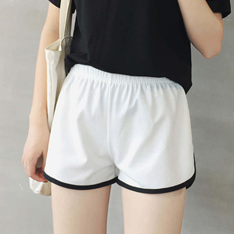 2021 sports shorts female summer new loose student fitness casual running sleeping pants wild playing women's clothing