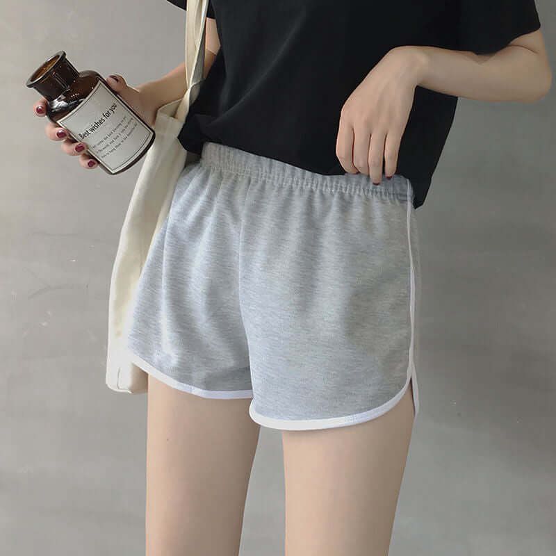 2021 sports shorts female summer new loose student fitness casual running sleeping pants wild playing women's clothing